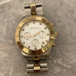 Marc Jacobs two toned womens watch